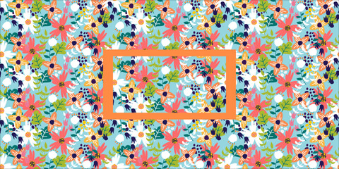 floral vector pattern