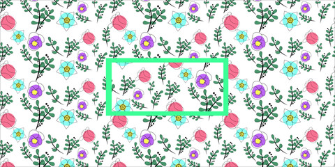 floral vector pattern