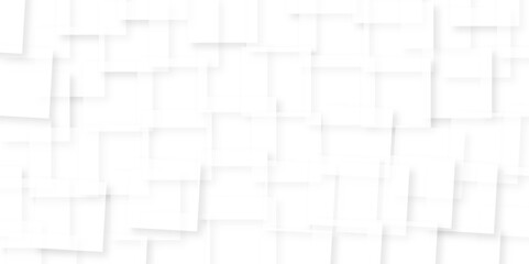 Modern Abstract white background design with layers of textured white transparent material, Minimal geometric white light background triangle gray technology vector. Abstract graphic Banner design.