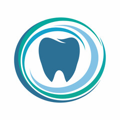 Modern Dental Tooth Logo Vector Design.