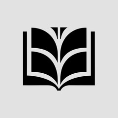 vector illustration of an open book