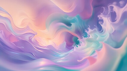 Fototapeta premium Abstract pastel swirls background texture