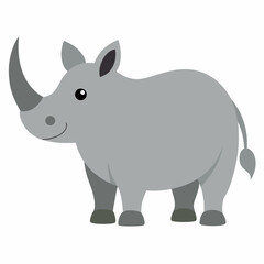 Fototapeta premium rhino vector illustration