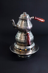 Turkish tea kettle metal traditional