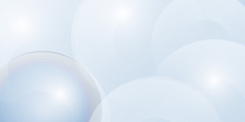 Abstract blue modern background with circle elements. Digital technology concept. vector illustration art