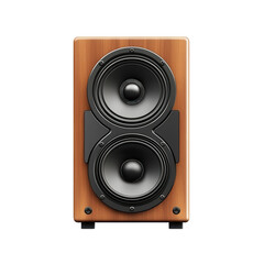 Fototapeta premium Hi Fi Sound System Immersive Audio Speaker Experience with Black Accents on transparent background