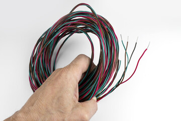 Four core low voltage electric cable