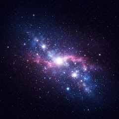 Fototapeta premium Cosmic Nebula: Stellar Beauty