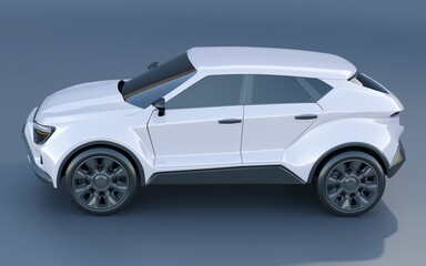 Generic suv vehicle tip up view