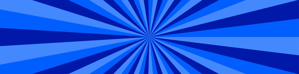 Obraz premium Blue burst background - abstract vector graphic