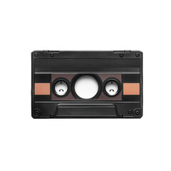 Fototapeta premium Vintage Cassette Tape Illustration Retro Audio Music Nostalgia Recorder on transparent background