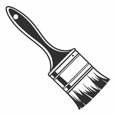 paint brush isolated on white