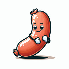 Vector Cartoon Sosis