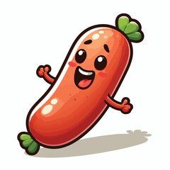 Vector Cartoon Sosis
