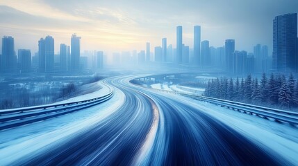 Obraz premium traffic in the city