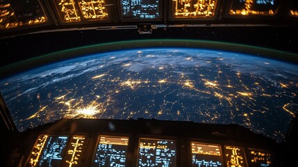 Earth view from space