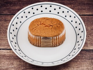 달콤한 카스테라 케이크, 음식, 식사