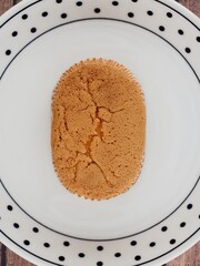 달콤한 카스테라 케이크, 음식, 식사