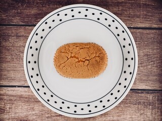 달콤한 카스테라 케이크, 음식, 식사