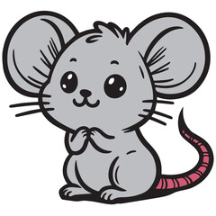 mouse with cheese