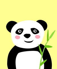Panda – wektor