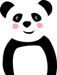 Panda – wektor