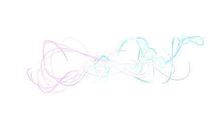 Abstract Purple Blue Ink Splash