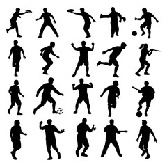 Architectural Drawings Eating people silhouette vector illustration, top view, Playing person Minimal style hand drawn. Sections, Elevations, Floor Plans 01