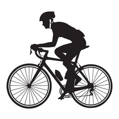 Fototapeta premium cyclist vector