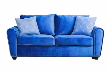 Blue sofa  living room 