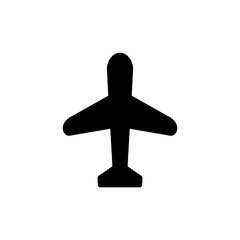 Plane icon symbol for apps and websites. Airplane sign and symbol. Flight transport symbol. Travel sign. aeroplane