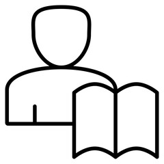 Study line icon