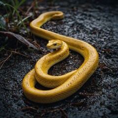Obraz premium snake in the grass