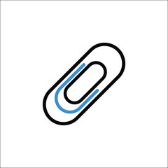 paperclip,attach,document modern flat icon for file attachment design vector graphic for email service