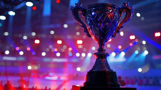 This is the Stanley Cup trophy, presented to the winner of the National Hockey League championship.