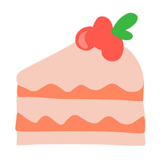 cake slice illustration