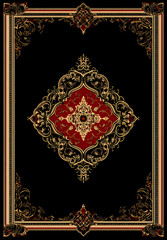 Obraz premium Ornate Decorative Carpet Design