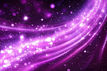 Obraz premium Purple abstract design with glowing, flowing lines.