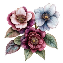 Elegant Watercolor Floral Bouquet