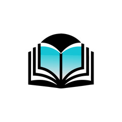 A symbol of knowledge an open book signifying learning and literacy in a on transparent background