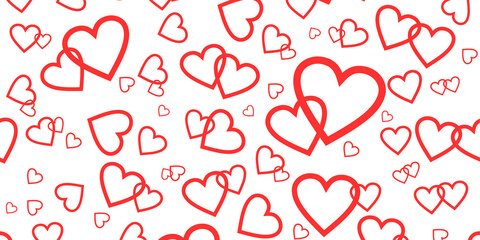 Cute and simple love pattern for background. wallpaper design 
