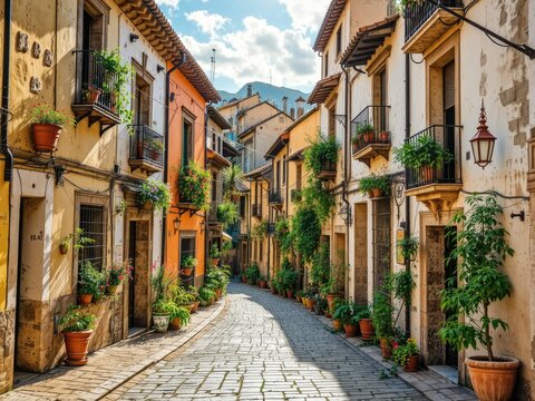 Charming Alburquerque Streets, Planted Homes