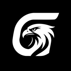 Eagle and Letter G Logo Icon Symbol Emblem