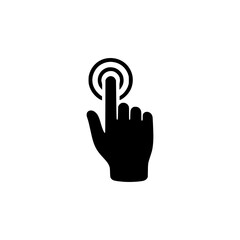 Obraz premium hand touching screen