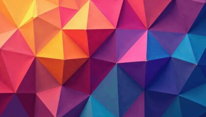 Geometric shapes forming a continuous, colorful grid , tile, minimalist