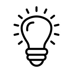 LightbulbIdea line icon