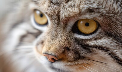 close up of a cat, Generative AI