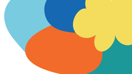 Semi Circular Soft Gradient Element Background