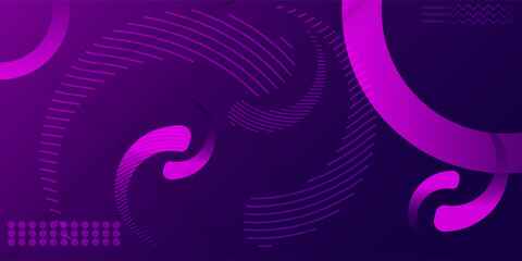 purple geometric background. Dynamic shapes composition. modern Vector illustration