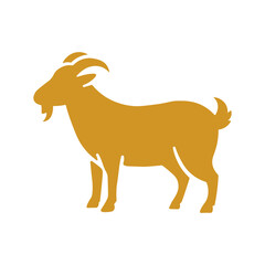 Eid al-Adha Goat Silhouette Vector – Qurban Animal Icon Illustration